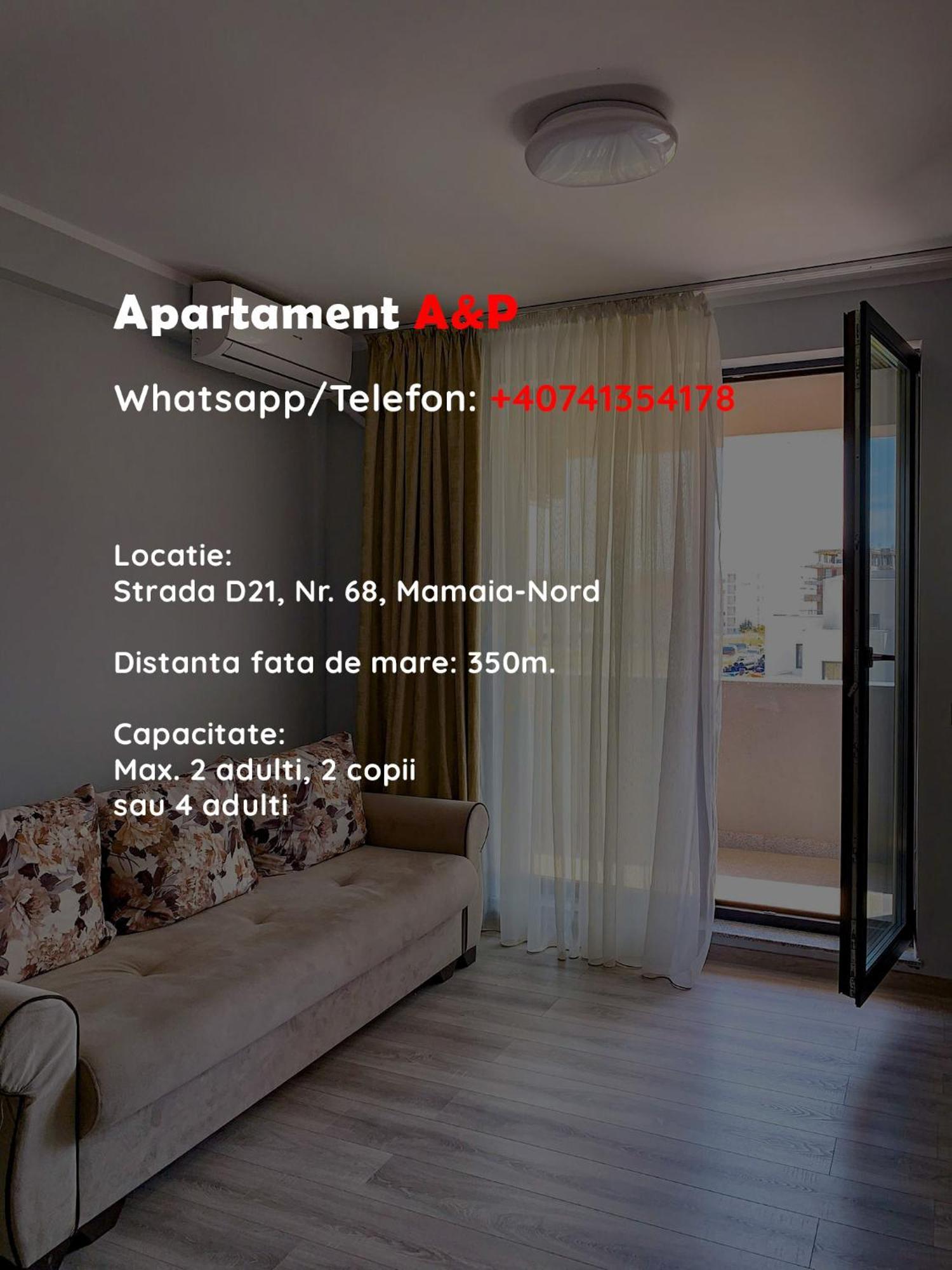 A&P Apartament Mamaia-Nord Неводарі Екстер'єр фото
